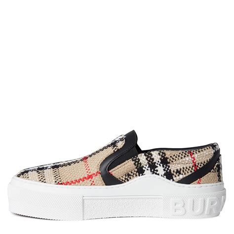 burberry womens sneakers|women's burberry slip on sneakers.